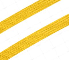 Gurtband 15 mm  - Gelb