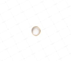 Guzik na stopce 11 mm - złota perła