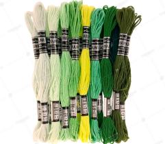 Embroidery Floss - Greens