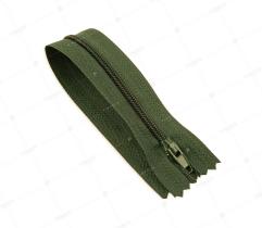 Zipper Spiral Type 3 Close End 16 cm - Olive Green