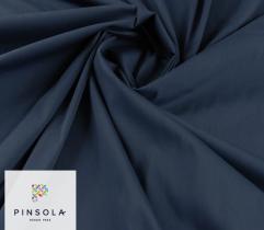 Woven Cotton Poplin - Dark Blue