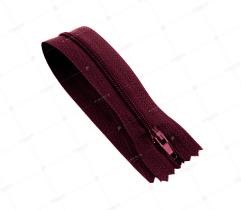 Zipper Spiral Type 3 Close End 16 cm - Dark Plum