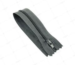 Zipper Spiral Type 3 Close End 18 cm - Steel Grey