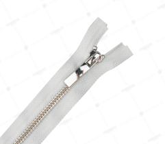 Zipper Metal Type 5 Close End 10 cm - Light Grey