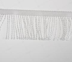 Decorative fringe 50 mm - White