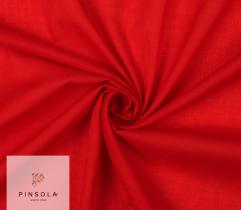 Tkanina Bawełniana Sukienkowa - Czerwona
