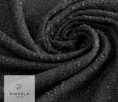 Chanel fabric - Black with lurex thread