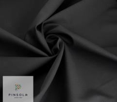 Fine woven twill fabric - black 3,9 Lm