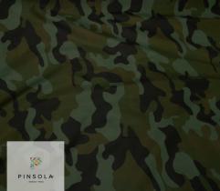 Jacket fabric with goretex - camouflage moro