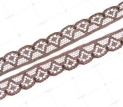 Lace tape 10 mm - Brown