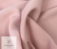 French Crepe Fabric - Brown Pink