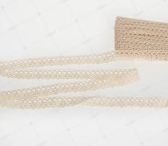 Cotton lace 17 mm - Beige