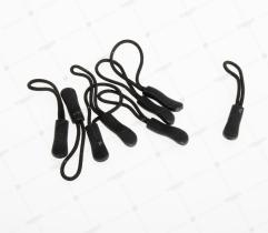 Plastic zip tag - black