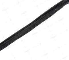 Tape tab with cord - black