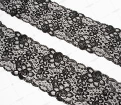 Lace tape 140 mm - Black length - 1.3 m