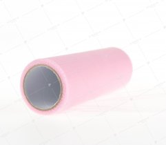 Tulle fabric spool 15 cm x 9 m, pink (576)