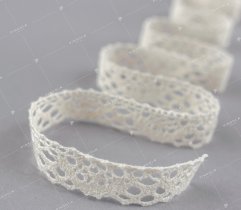 Cotton lace, ecru 23 mm (373)