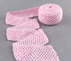 Elastic tape, tutu, 7 cm, pink  