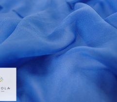 Chiffon silky, royal blue