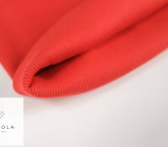 Rib Knit Fabric 60 cm Tubular - Red 