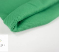 Rib Knit Fabric 60 cm Tubular - Green