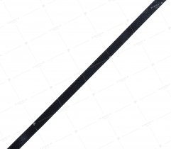 Ribbon, satin, black, 6 mm