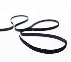 Velvet ribbon, black, 9 mm (391)