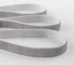 Velvet ribbon 16 mm - grey (415) 