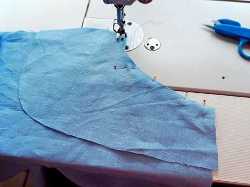 Szyjemy spodnie z lnianej tkaniny