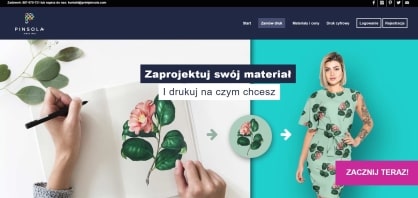 Druk własnego wzoru na tkaninie