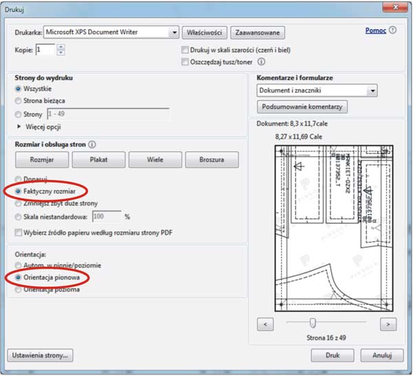 Tailoring patterns – manual for printing and connecting A4 pieces of paper